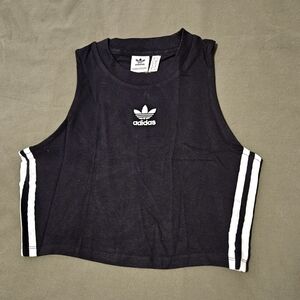Adidas Black Crop Tank